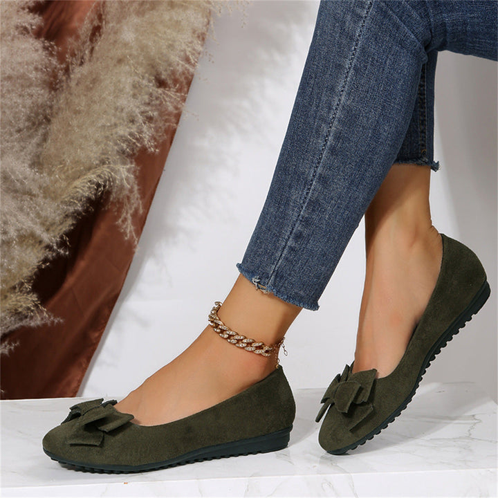 Giulia Fontana | Elegant Comfort Bow Flats For Women