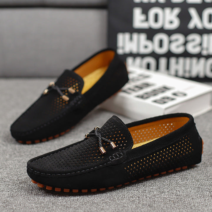 Flynn Sutherland | Suede Slip-On Loafers For Men