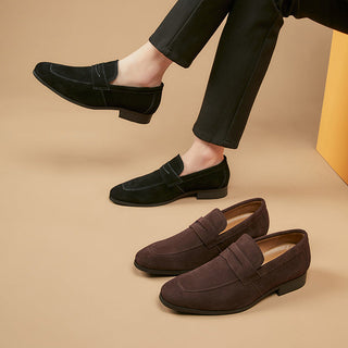 Toby Sullivan | Suede Penny Loafers For Men