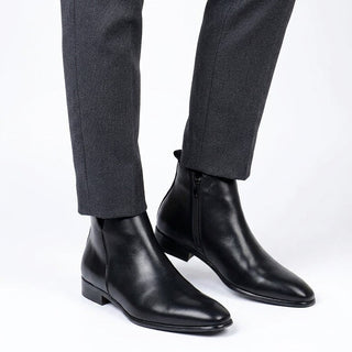 Alessio Romano | Minimalist Leather Chelsea Boots For Men