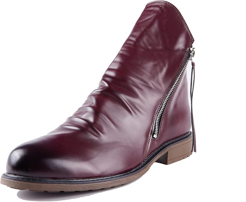 Sebastian Moretti | Vintage Side-Zip Leather Boots For Men