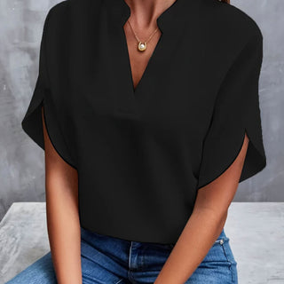 Lily Jones | Chiffon V-Neck Blouse For Women