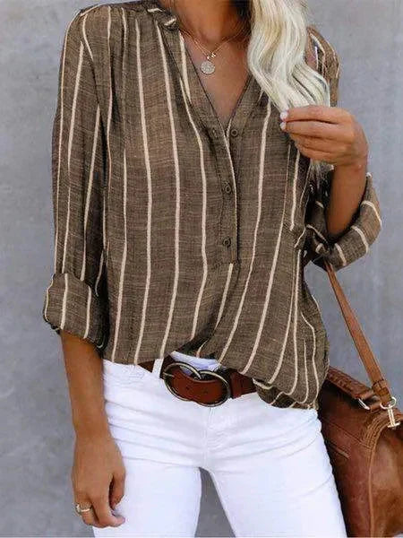 Matteo Ricci | Striped Casual Blouse For Women