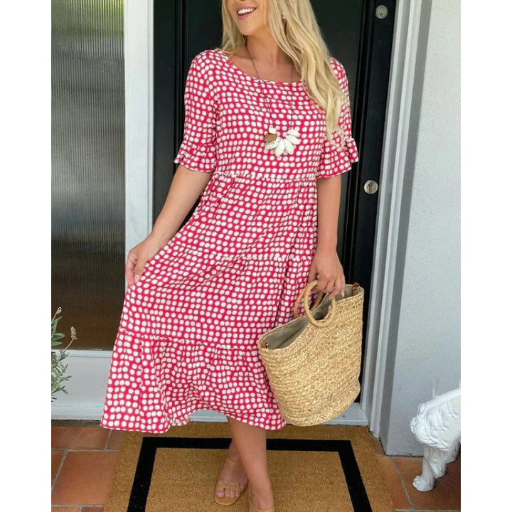 Emma Smith | Polka Dot Midi Dress For Women
