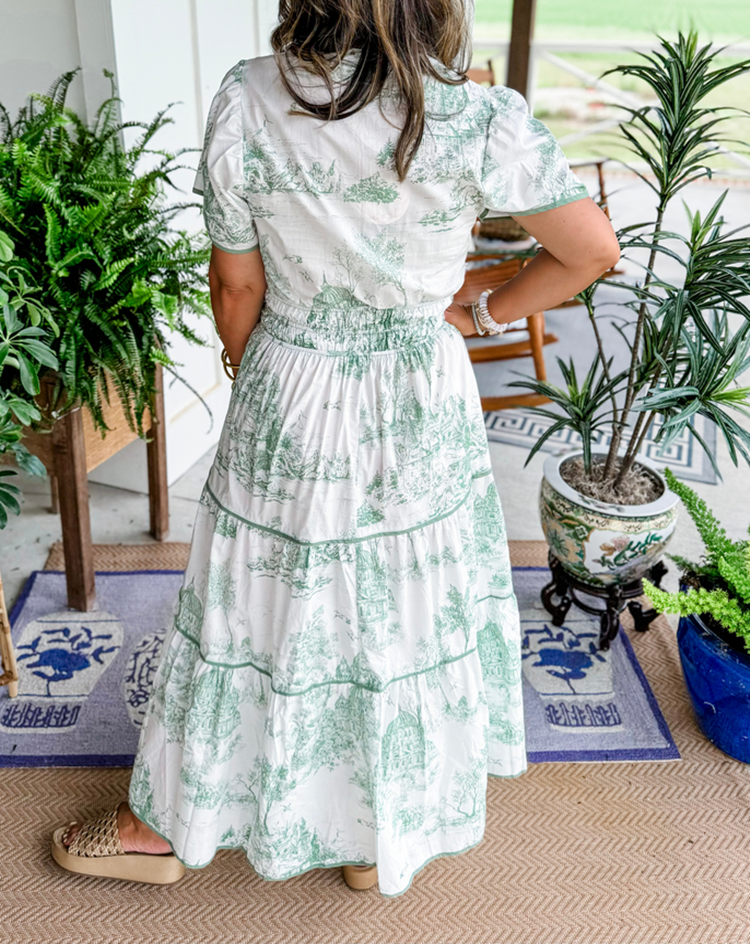 Brooke Thompson | Classic Toile Maxi Dress For Women