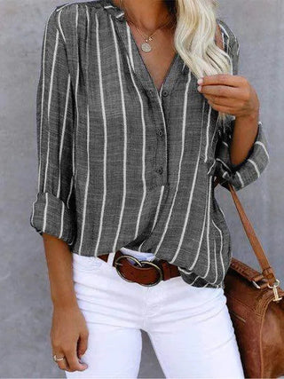 Matteo Ricci | Striped Casual Blouse For Women
