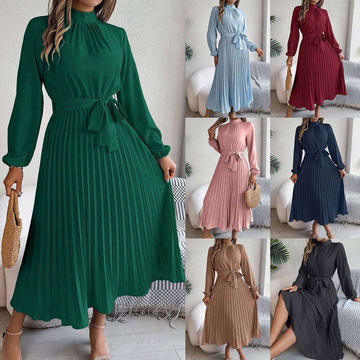 Lauren Ryan | Pleated Midi Dress For Women