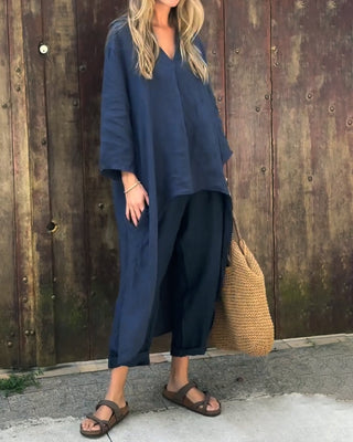 Tara Murphy | Linen Two-Piece Set For Women