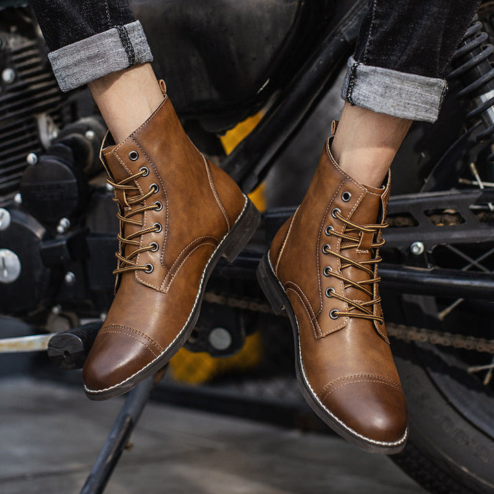 Cameron Sinclair | Leather Ankle Boots For Men