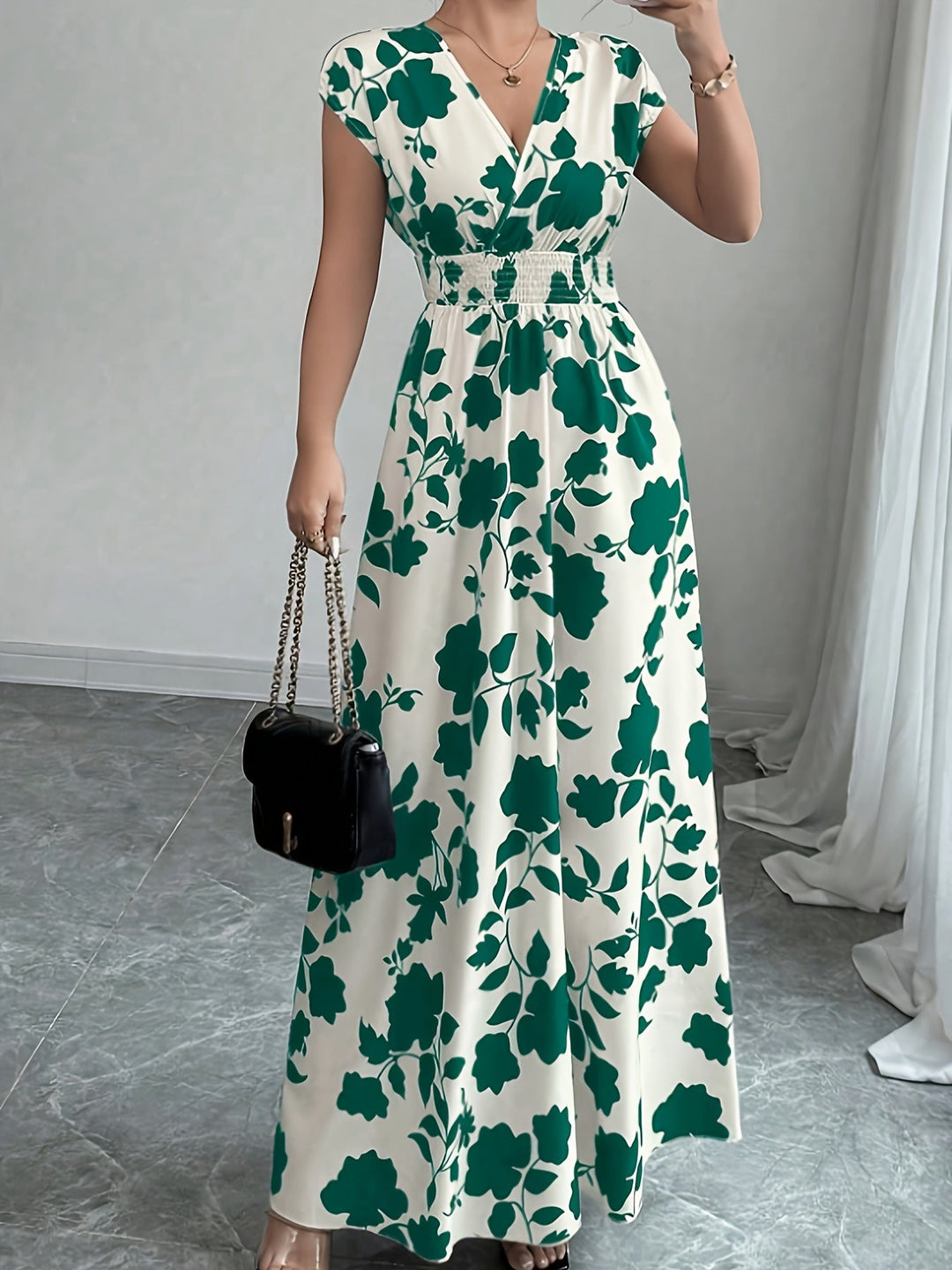 Sophie Barrett | Flowing Floral Maxi Dress For Women