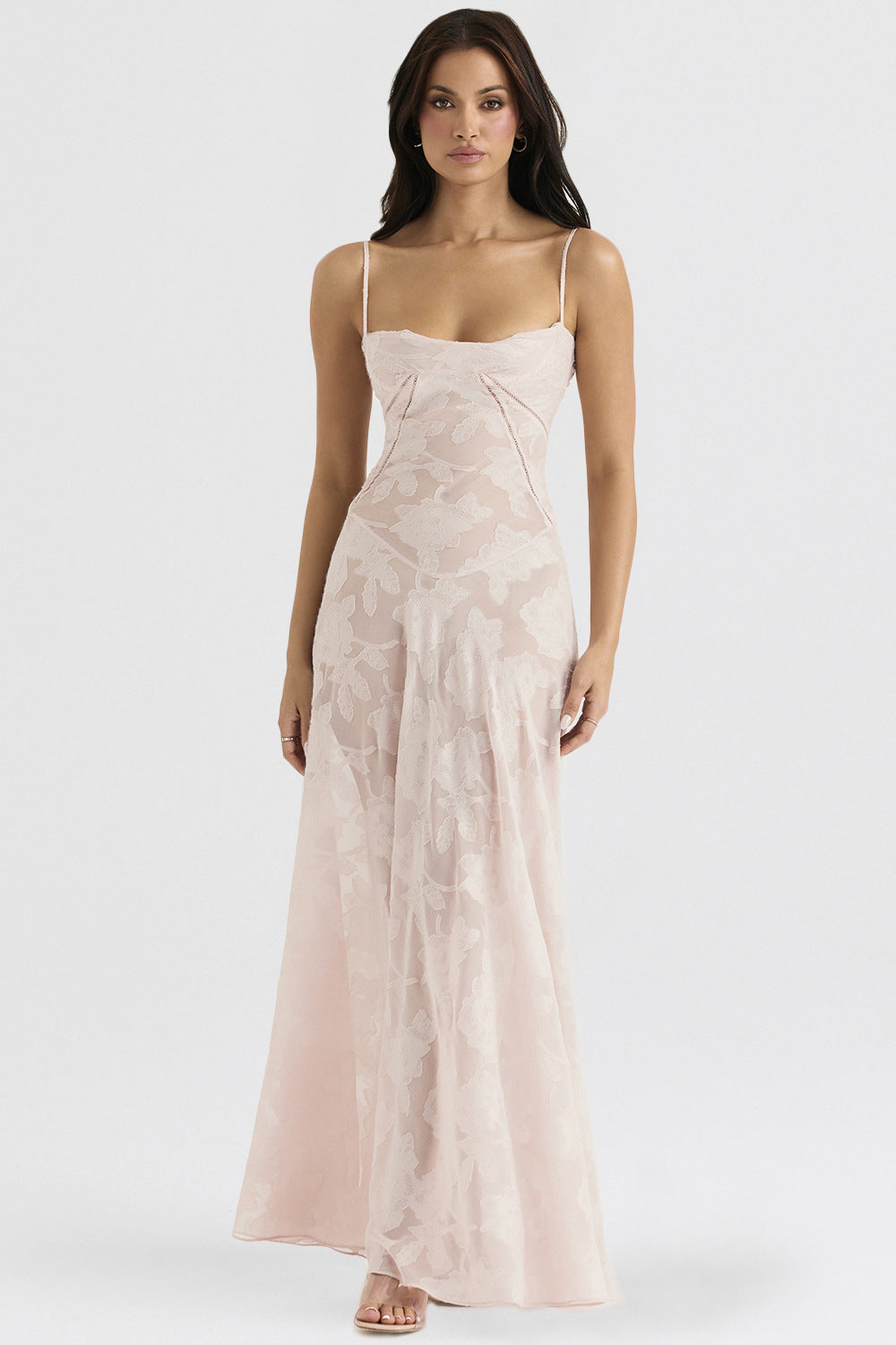 Hannah Stanhope | Butterfly Lace Maxi Dress For Women