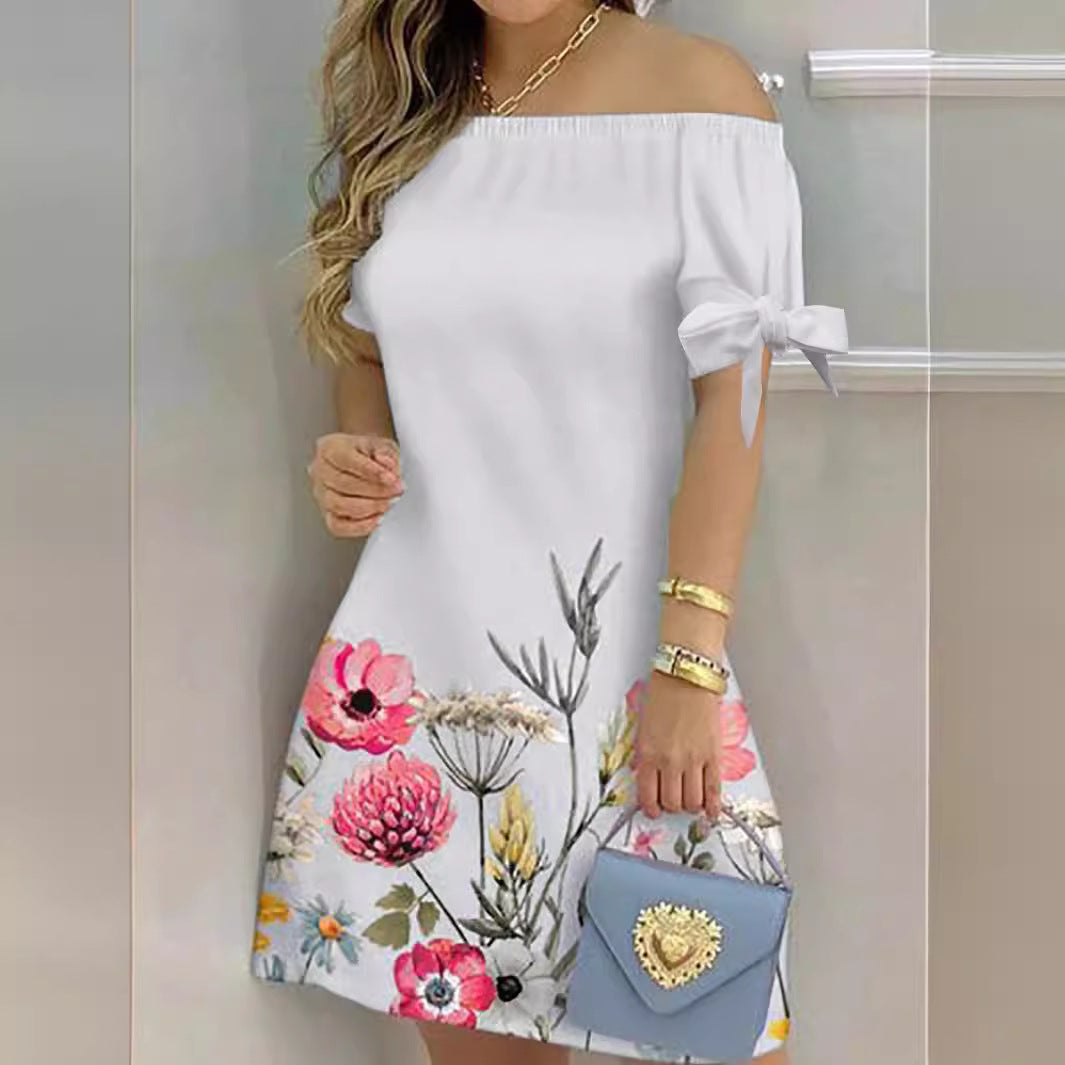 Ivy Bennett | Off-Shoulder Floral Mini Dress For Women