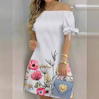 Ivy Bennett | Off-Shoulder Floral Mini Dress For Women