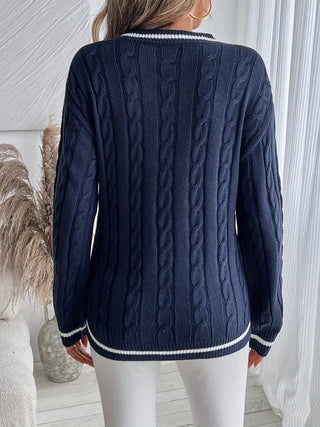Amélie Laurent | Cable Knit Sweater For Women