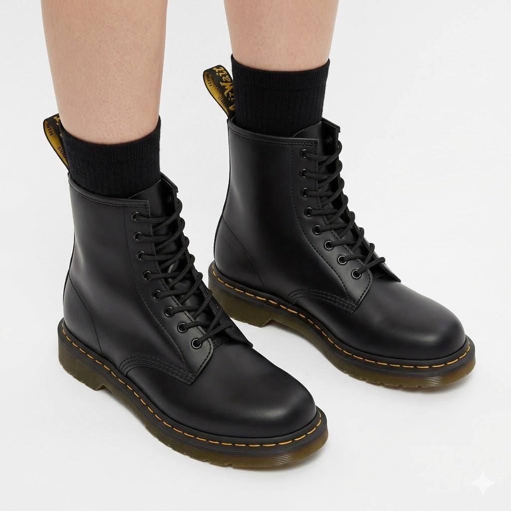 Vincent Moreau | Classic Combat Lace-Up Boots For Men