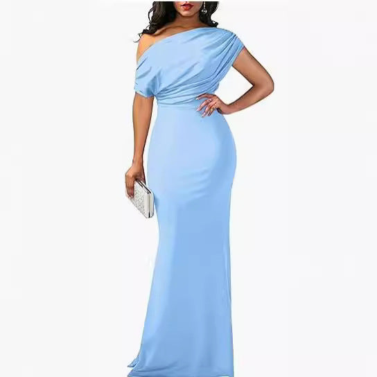 Isla Turner | One-Shoulder Maxi Party Dress For Women