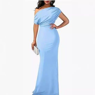 Isla Turner | One-Shoulder Maxi Party Dress For Women