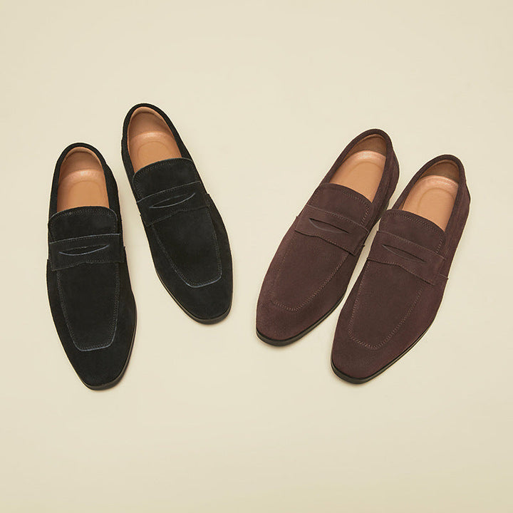Toby Sullivan | Suede Penny Loafers For Men