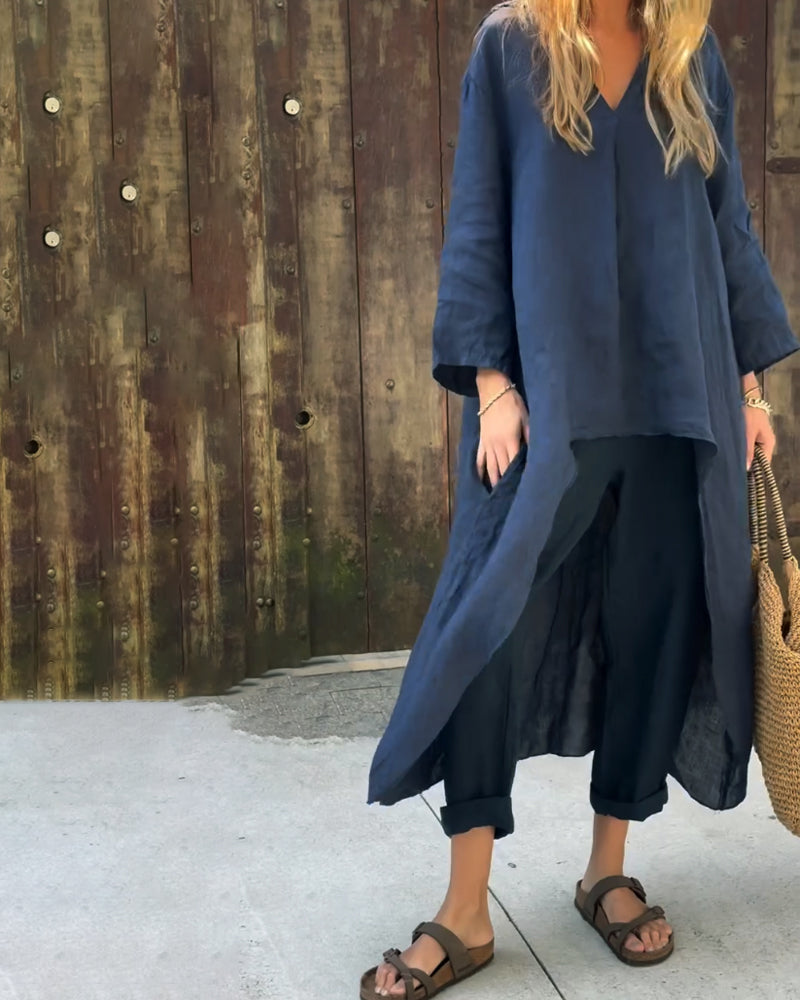 Tara Murphy | Linen Two-Piece Set For Women