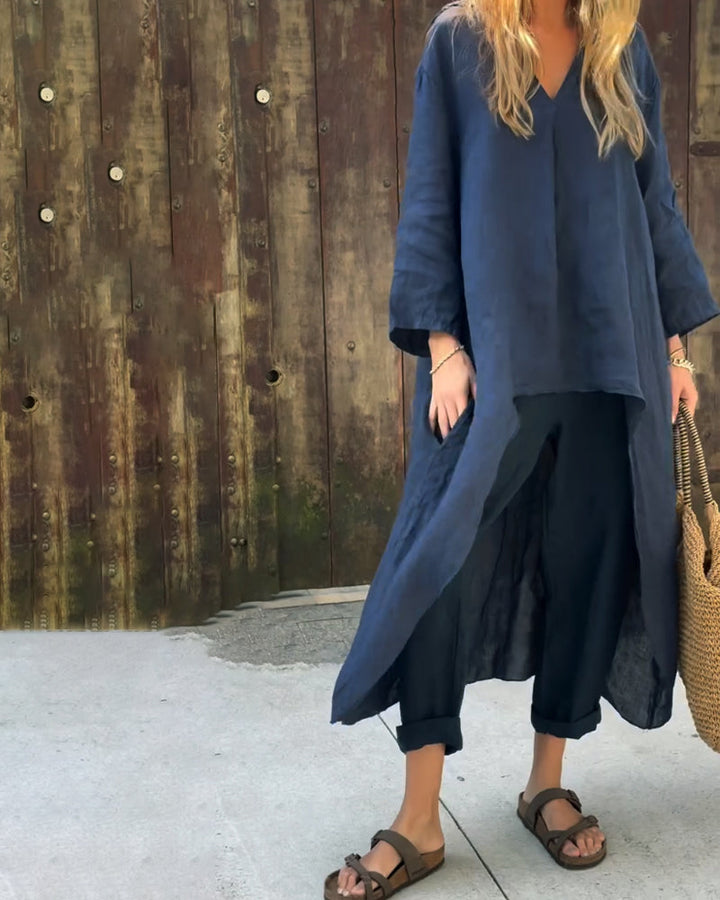 Tara Murphy | Linen Two-Piece Set For Women