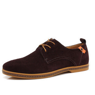 Owen Mitchell | Suede Lace-Up Shoes For Men