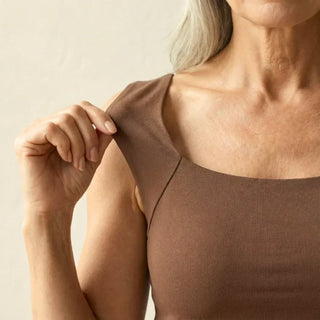Brooke Lawson | Built-In Bra Tank Top in Warm Mocha For Women