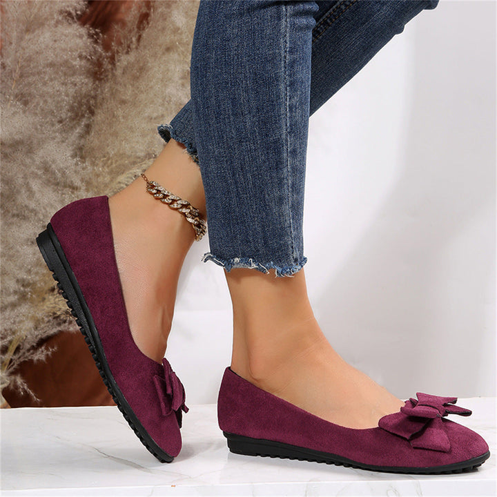 Giulia Fontana | Elegant Comfort Bow Flats For Women