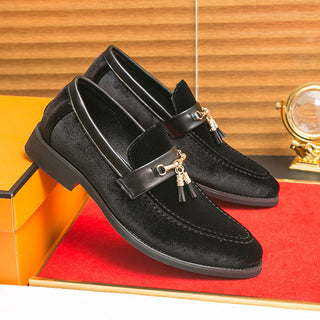 Mason Kingsley | Tassel Suede Loafers For Men