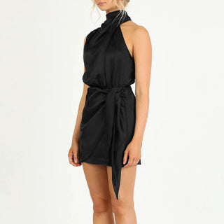 Tara Flemming | Satin Halter Mini Dress For Women