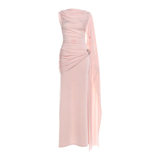 Willow Rowe | Draped Cape-Sleeve Maxi Dress For Women