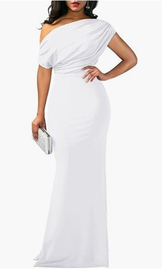 Isla Turner | One-Shoulder Maxi Party Dress For Women