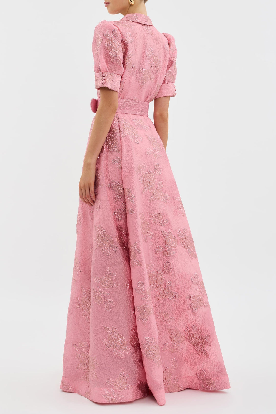 Lily Turner | Elegant Puffed Sleeve Maxi Dress For Women