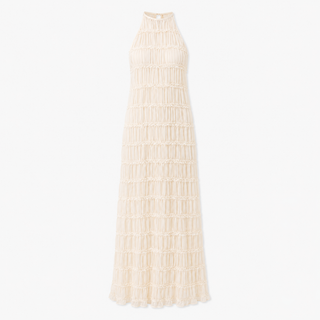 Amelia Parker | Textured Halter Neck Maxi Dress For Women