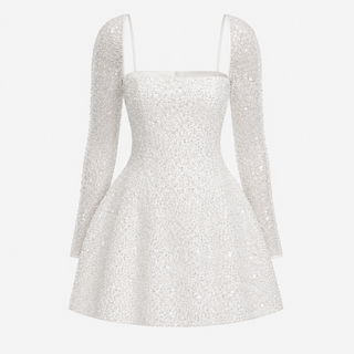 Arabella Kensington | Sparkling Long Sleeve Mini Dress For Women