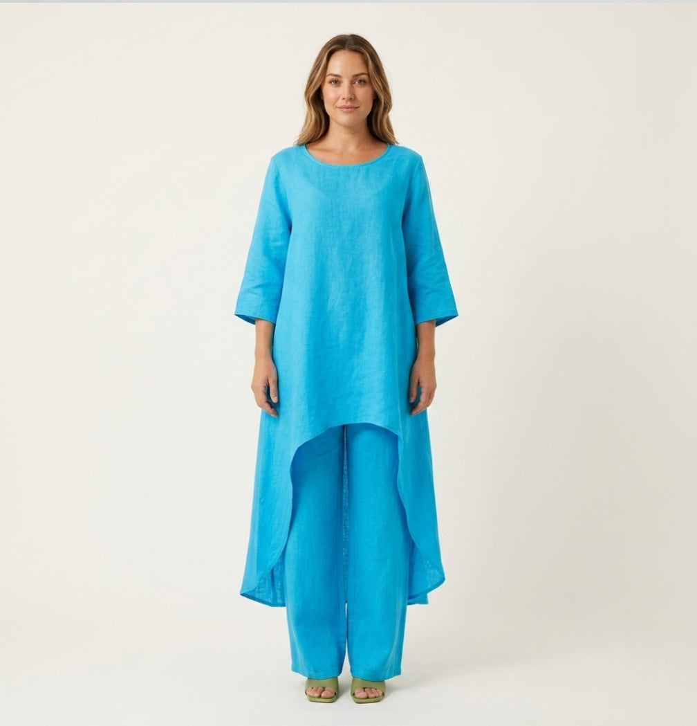 Gemma Alderton | Flowing Linen Two-Piece Set For Women