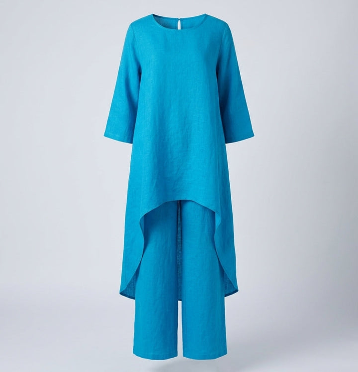 Gemma Alderton | Flowing Linen Two-Piece Set For Women
