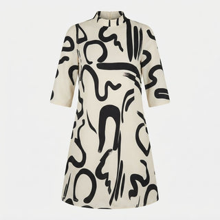 Ava Taylor | Abstract Print Mini Dress For Women