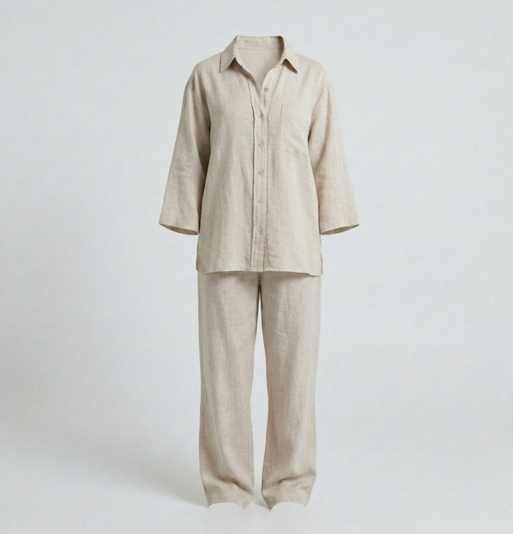 Charlotte Reid | Linen Two-Piece Set For Women