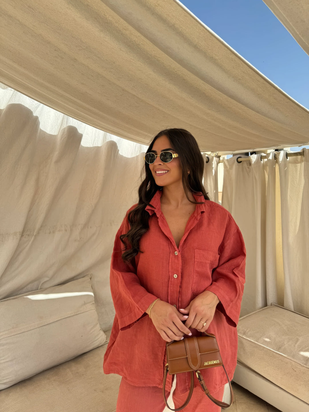 Charlotte Reid | Linen Two-Piece Set For Women