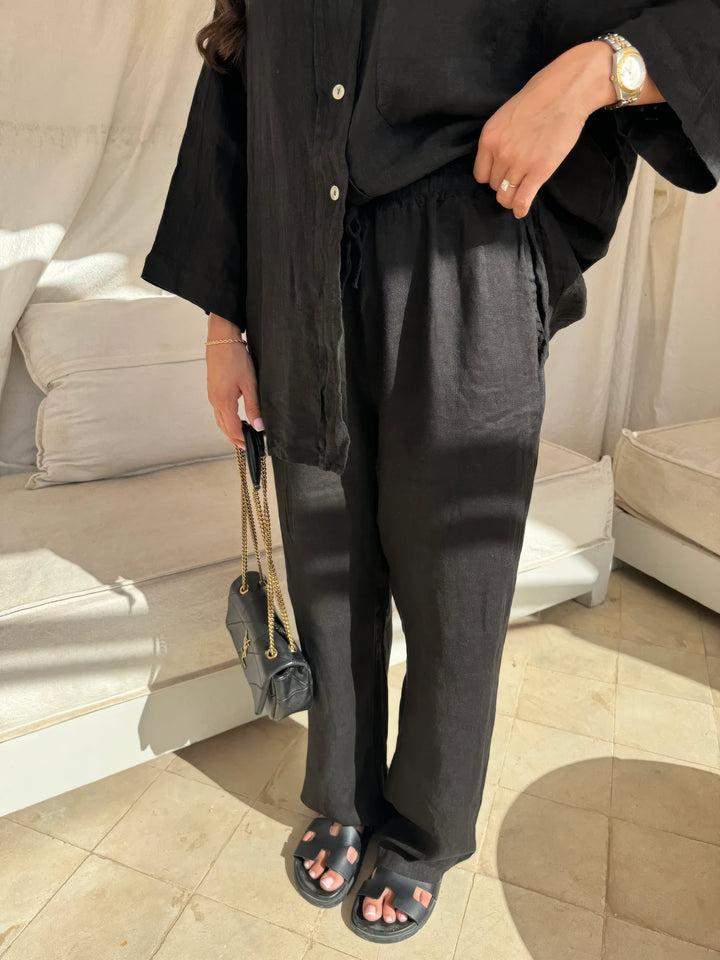 Charlotte Reid | Linen Two-Piece Set For Women