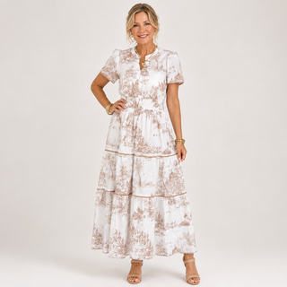 Brooke Thompson | Classic Toile Maxi Dress For Women
