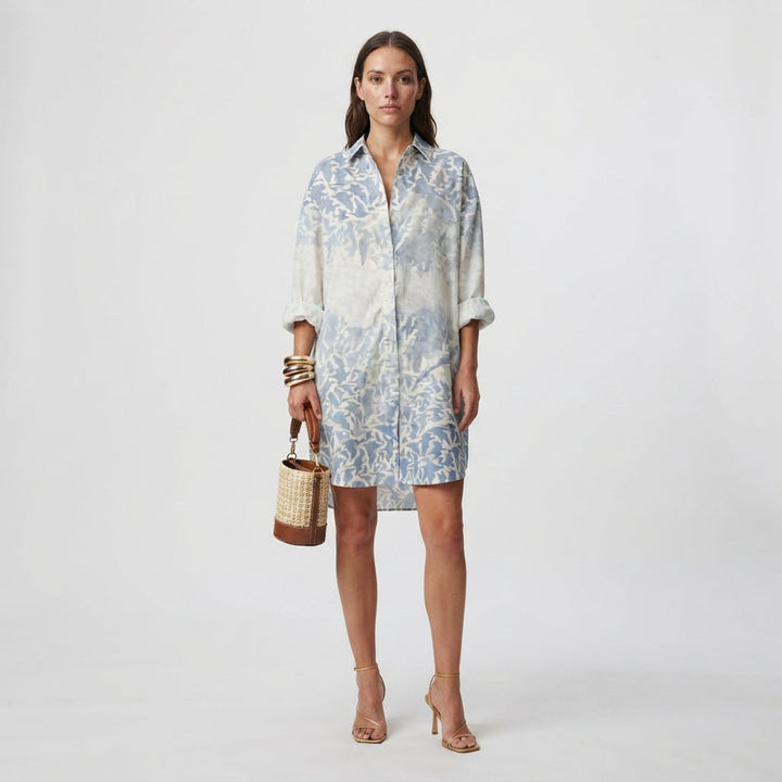 Chloe Williams | Printed Shirt Dress For Women