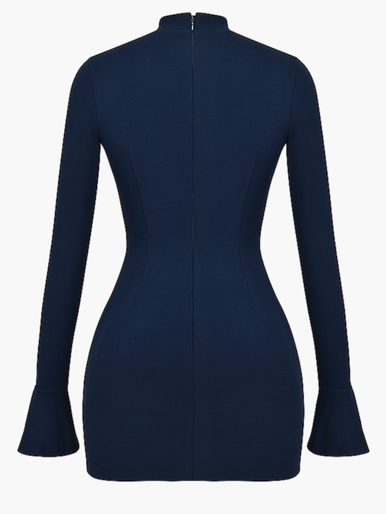 Zoe Kingsley | Long Sleeve Mock Neck Mini Dress For Women