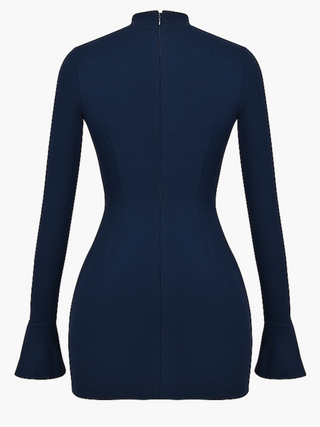Zoe Kingsley | Long Sleeve Mock Neck Mini Dress For Women