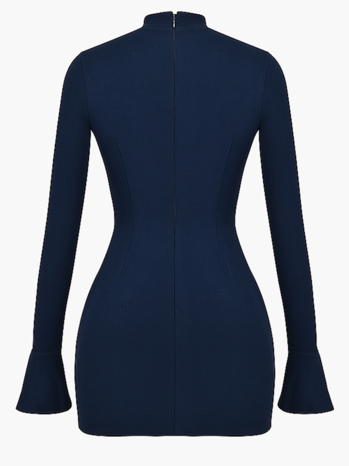 Zoe Kingsley | Long Sleeve Mock Neck Mini Dress For Women
