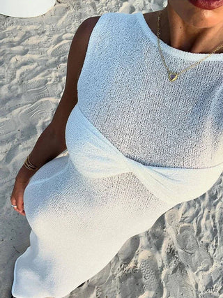 Elise Waverly | Sheer Knit Maxi Dress For Women