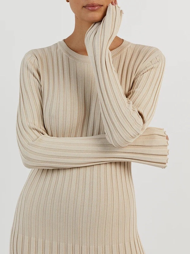 Amelia Fairfax | Ribbed Knit Maxi Dress For Women