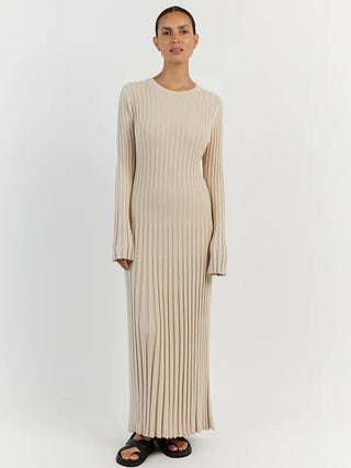 Amelia Fairfax | Ribbed Knit Maxi Dress For Women
