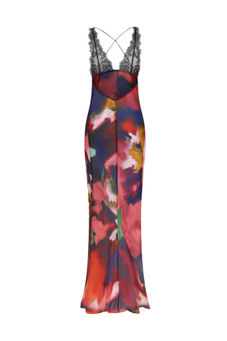 Sienna Blackwell | Sheer Floral Maxi Dress For Women