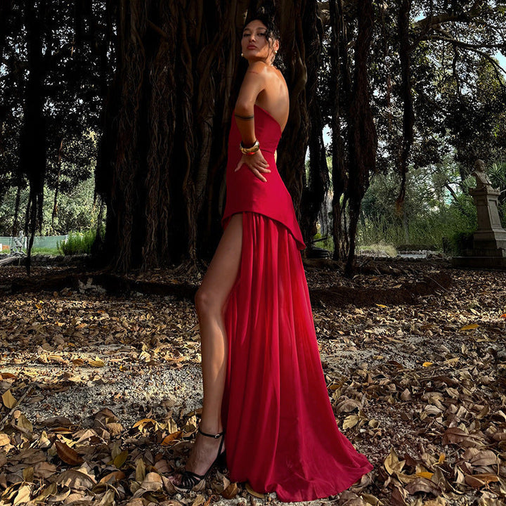 Sophia Brennan | Asymmetrical Maxi Dress For Women